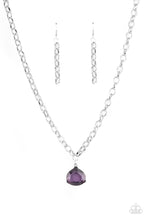 Load image into Gallery viewer, Gallery Gem - Purple necklace
