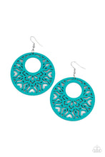 Load image into Gallery viewer, Tropical Reef - Blue earring
