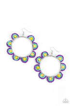 Load image into Gallery viewer, Groovy Gardens - Yellow earring
