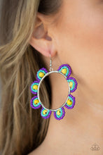 Load image into Gallery viewer, Groovy Gardens - Yellow earring
