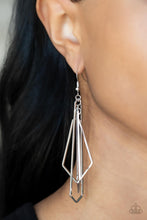 Load image into Gallery viewer, Shape Shifting Shimmer - Silver earring
