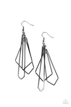 Load image into Gallery viewer, Shape Shifting Shimmer - Black earring
