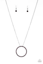 Load image into Gallery viewer, Center of Attention - Purple necklace
