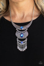 Load image into Gallery viewer, Lunar Enchantment - Blue necklace
