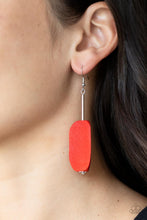 Load image into Gallery viewer, Tamarack Trail- Red earring
