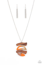 Load image into Gallery viewer, A Woodwork In Progress - Orange necklace
