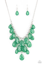 Load image into Gallery viewer, Front Row Flamboyance - Green necklace
