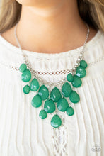 Load image into Gallery viewer, Front Row Flamboyance - Green necklace
