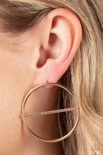 Load image into Gallery viewer, Paparazzi Dynamic Diameter - Gold earring
