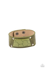 Load image into Gallery viewer, Geo Glamper - Green bracelet
