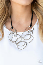 Load image into Gallery viewer, Spiraling Out of Couture - Silver necklace
