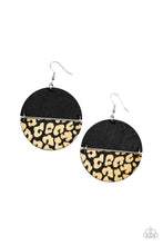 Load image into Gallery viewer, Paparazzi Jungle Catwalk - Black earring
