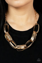 Load image into Gallery viewer, Fiercely Flexing - Gold necklace
