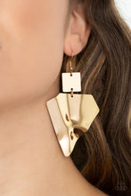 Load image into Gallery viewer, Deceivingly Deco - Gold earring
