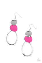 Load image into Gallery viewer, Retro Reception - Pink earring
