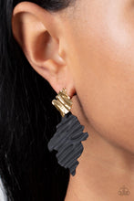 Load image into Gallery viewer, Crimped Couture - Gold earring
