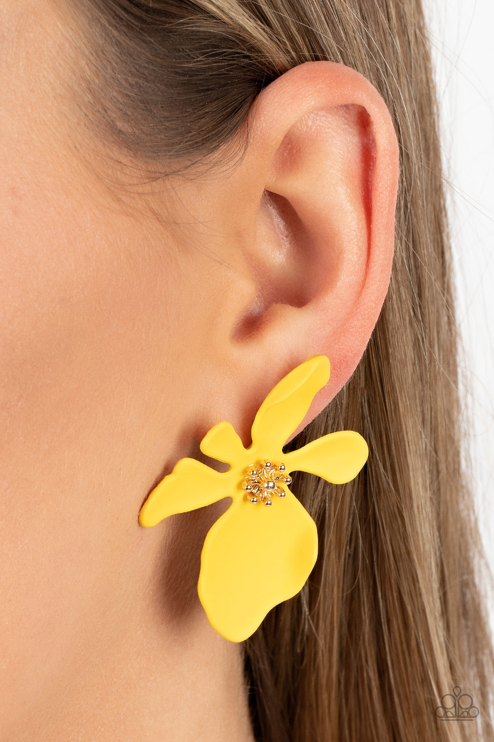 Hawaiian Heiress - Yellow earring