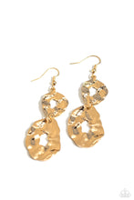 Load image into Gallery viewer, Paparazzi Gallery Gravitas - Gold earring
