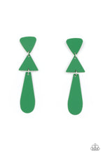 Load image into Gallery viewer, Retro Redux - Green earring
