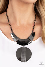 Load image into Gallery viewer, Metallic Enchantress - Black necklace
