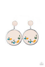 Load image into Gallery viewer, Embroidered Gardens - Multi earring
