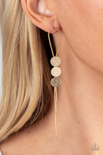 Load image into Gallery viewer, Bolo Beam - Gold earring
