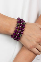 Load image into Gallery viewer, Poshly Packing - Purple bracelet
