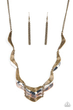 Load image into Gallery viewer, Mixed Metal Mecca - Brass necklace
