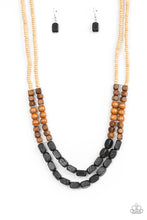 Load image into Gallery viewer, Bermuda Bellhop - Black necklace
