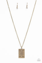 Load image into Gallery viewer, All About Trust - Brass necklace
