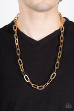 Load image into Gallery viewer, Paparazzi Urban Quarterback - Gold necklace
