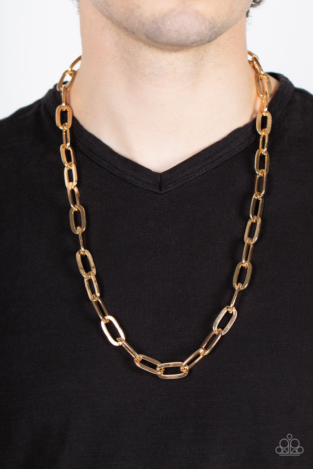 Paparazzi Urban Quarterback - Gold necklace