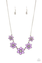 Load image into Gallery viewer, Prairie party - Purple necklace
