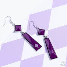 Load image into Gallery viewer, Paparazzi Hollywood Harmony - Purple earring
