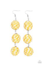 Load image into Gallery viewer, Paparazzi Laguna Lanterns - Yellow earring
