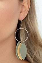 Load image into Gallery viewer, Leafy Laguna - Multi earring
