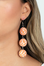 Load image into Gallery viewer, Laguna Lanterns - Orange earring
