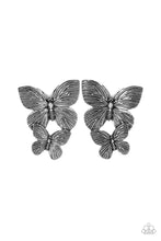 Load image into Gallery viewer, Blushing Butterflies - Silver earring
