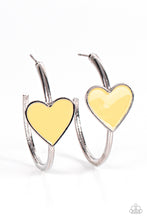 Load image into Gallery viewer, Kiss Up - Yellow earring
