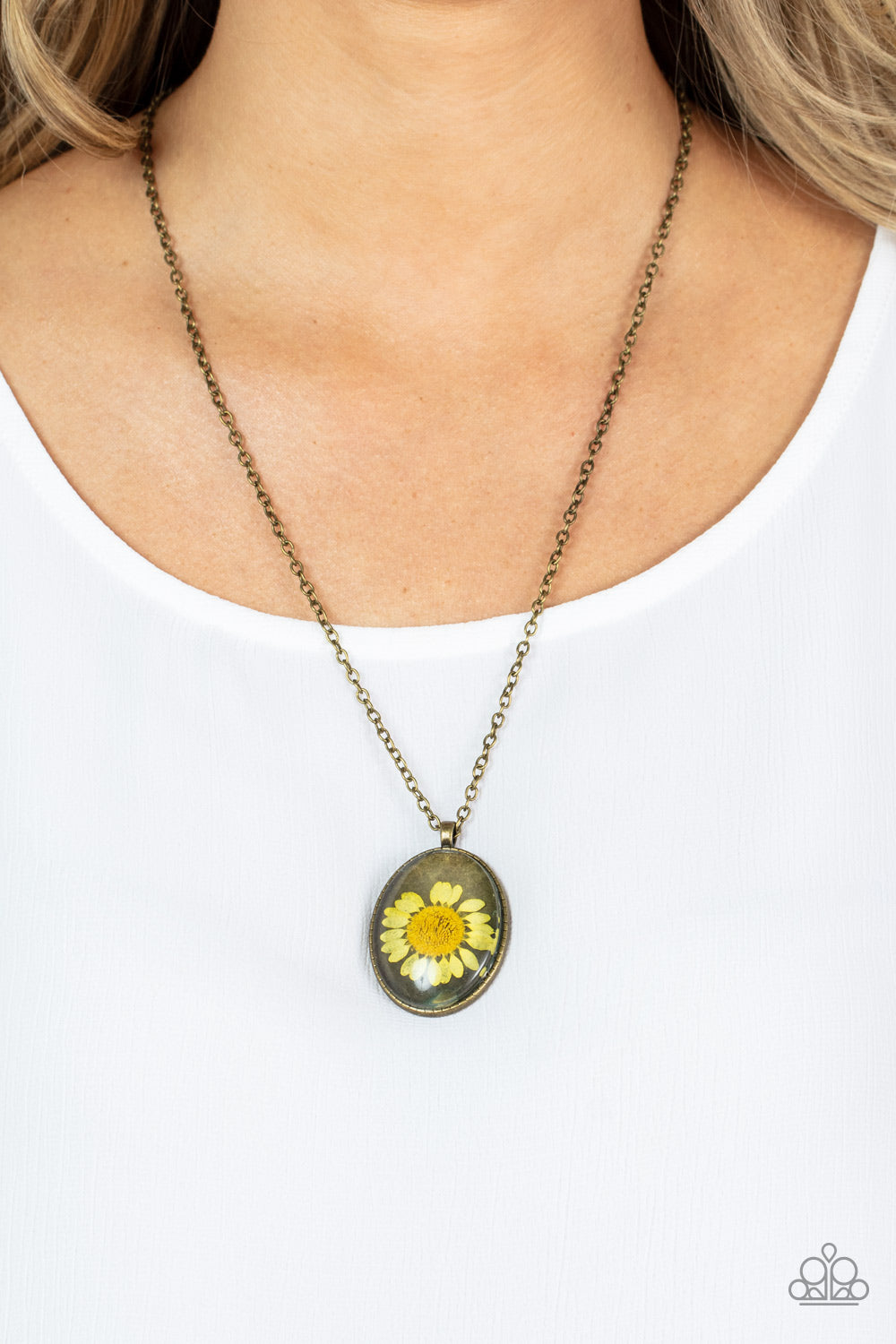 Prairie Passion - Yellow necklace