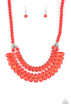 Load image into Gallery viewer, All Across the Globetrotter - Red necklace
