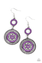 Load image into Gallery viewer, Meadow Mantra - Purple earring
