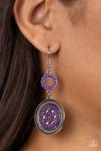 Load image into Gallery viewer, Meadow Mantra - Purple earring
