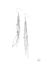 Load image into Gallery viewer, Cosmic Cascade - Silver earring
