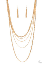 Load image into Gallery viewer, Top of the Food Chain - Gold necklace
