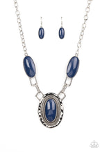 Load image into Gallery viewer, Count to Tenacious - Blue necklace
