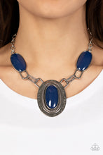 Load image into Gallery viewer, Count to Tenacious - Blue necklace
