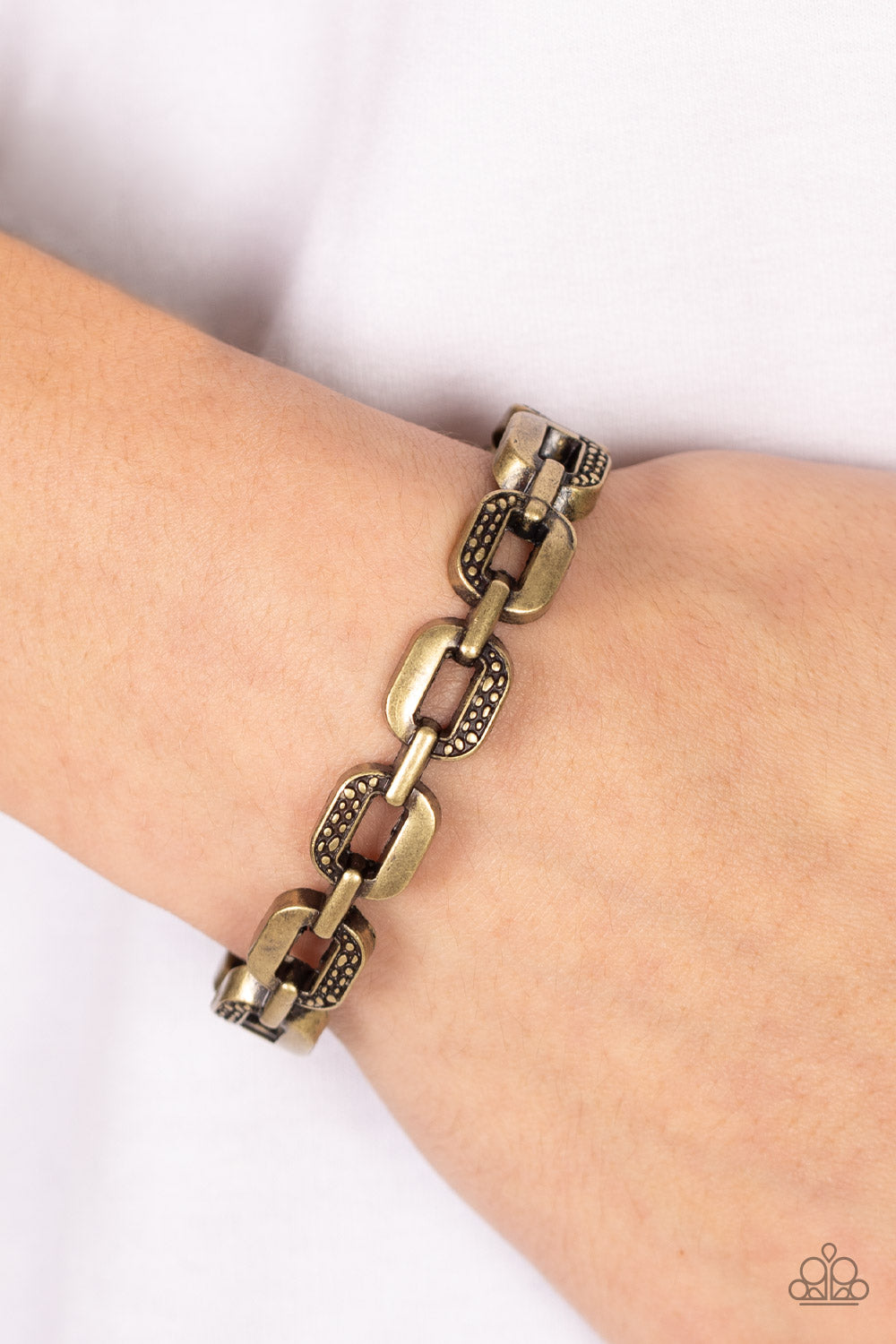 Powerhouse Plunder - Brass bracelet