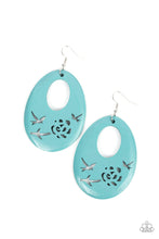 Load image into Gallery viewer, Home Tweet Home - Blue earring
