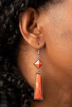 Load image into Gallery viewer, Paparazzi Hollywood Harmony - Orange earring
